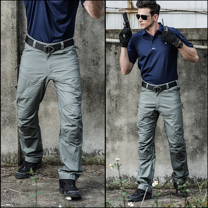 green cargo pants Mege Brand Military Army Pants Men's Urban Tactical Clothing Combat Trousers Multi Pockets Unique Casual Pants Ripstop Fabric plus size cargo pants