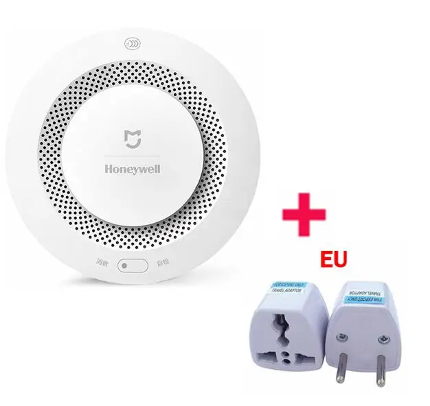 add Small EU plug Xiaomi Honeywell детектор газа сигнализации, Aqara Zigbee пульт дистанционного управления CH4 мониторинг потолка и настенный легко установить работу приложение Mijia - Цвет: add Small EU plug
