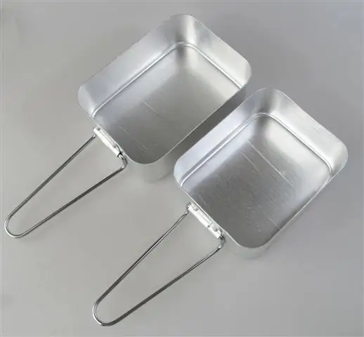 Aluminio kit lío Cook set militar Kit de desastre para cocinar que acampa al aire libre Aluminio kit lío Cook set militar Kit de desastre para cocinar que acampa al aire libre