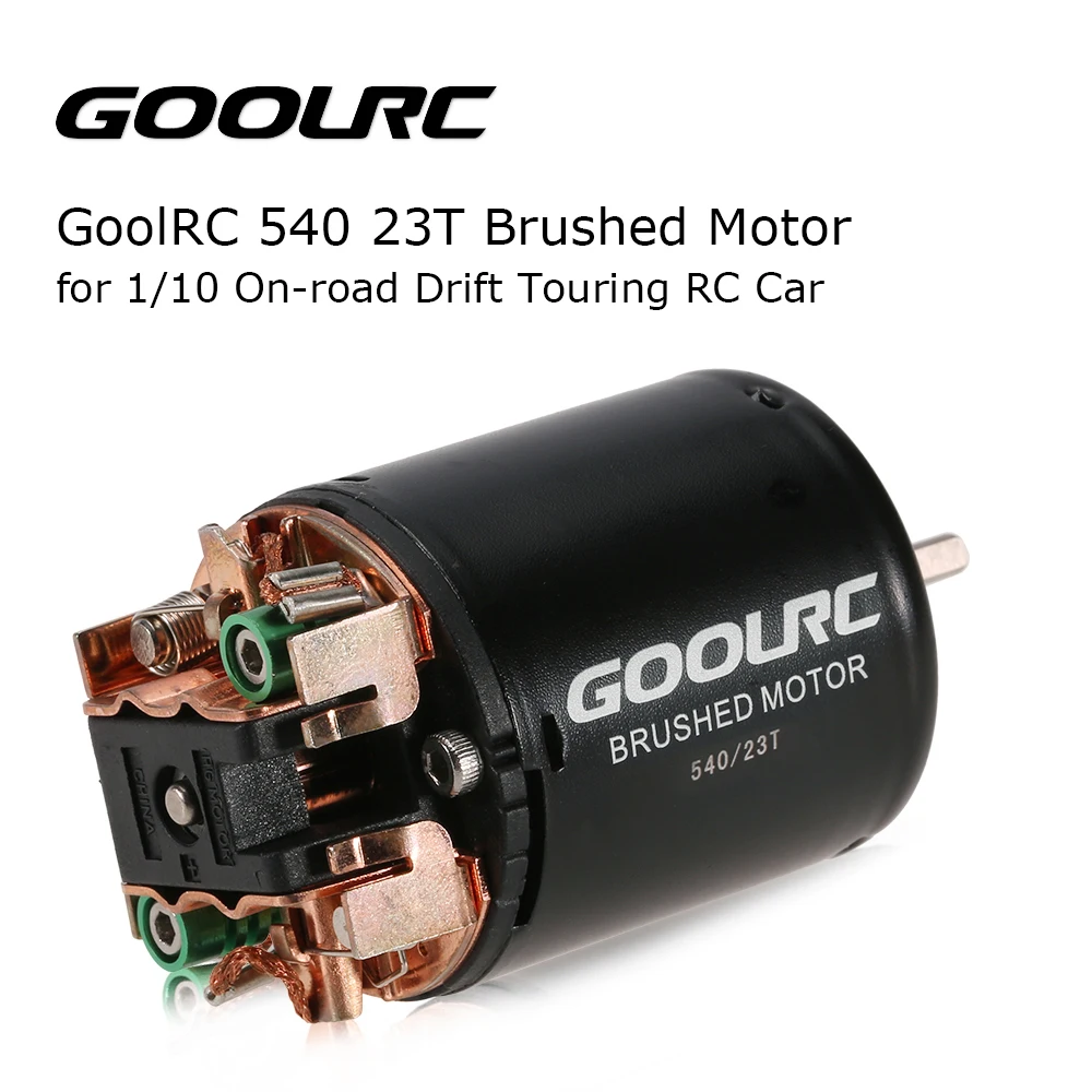 GoolRC 540 13T 17T 21T 23T 27T 35T 45T 55T 80T матовый мотор для радиоуправляемого автомобиля 1/10 Rock Crawler 4WD автомобиль Радиоуправляемый автомобиль запчасти Радиоуправляемый двигатель - Цвет: 23T