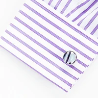 Colored Shell Stripes Cufflinks 5