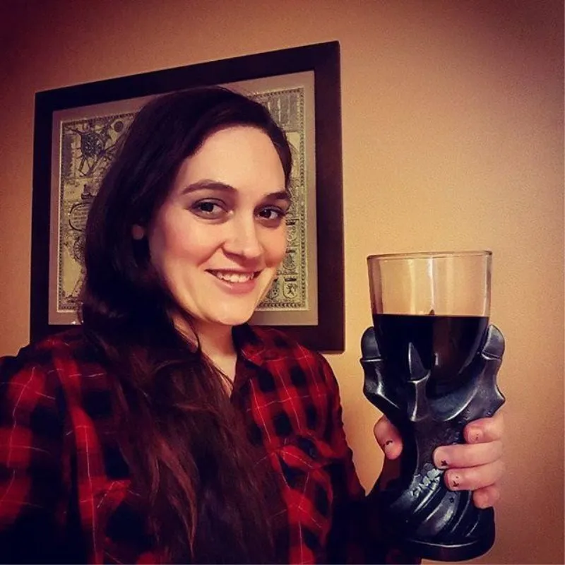 US $29.99 CrossBorder 3d Dragon Claw Resin Glass Goblet European And American Personality Skull Spirits Whisky Beer Mug Claw Cup