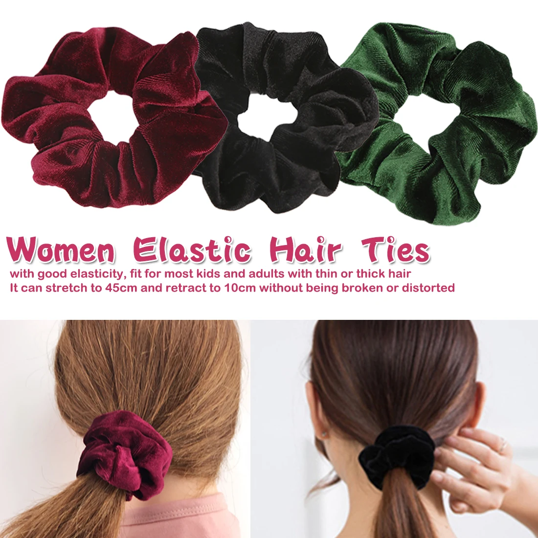 

Female elastic hair band, female hair band, hemp rope, horse tail clip, hair band, hair accessories headdress gifts