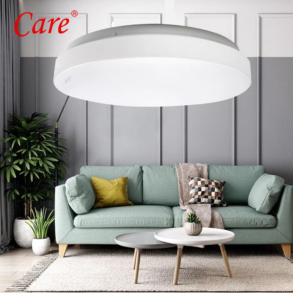 

Care LED slim ceiling lamp 12W 18W 24W 6500K cold white ceiling lamps modern AC 220V led ceiling lights lamps for living room