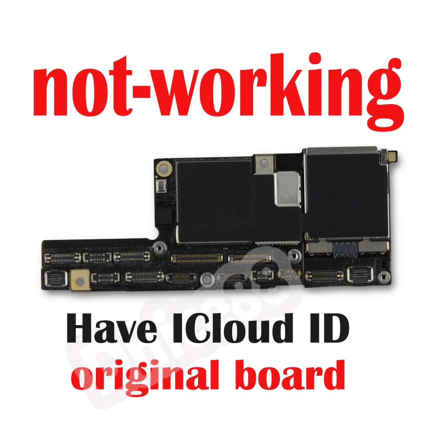 

This is a Not - working apple X 4.7 original motherboard,have ICloud id,can not normally to used