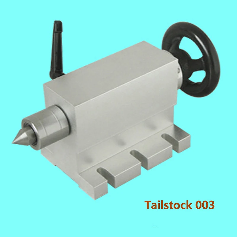 Center Height 65MM CNC Tailstock 3 Jaw 100MM Chuck CNC Rotary Axis A Axis 4th Axis TB6600 Stepper Motor Drive