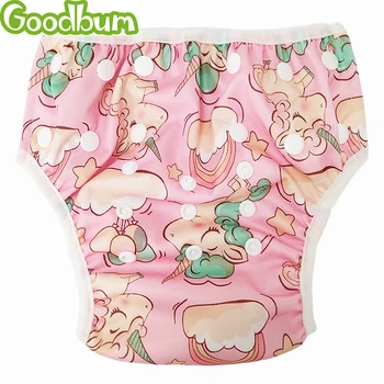 

Goodbum One Size Waterproof Adjustable Swim Diaper Pool Pant Swim Diapers Baby Reusable Washable Swimsuit Cover Training Unisex