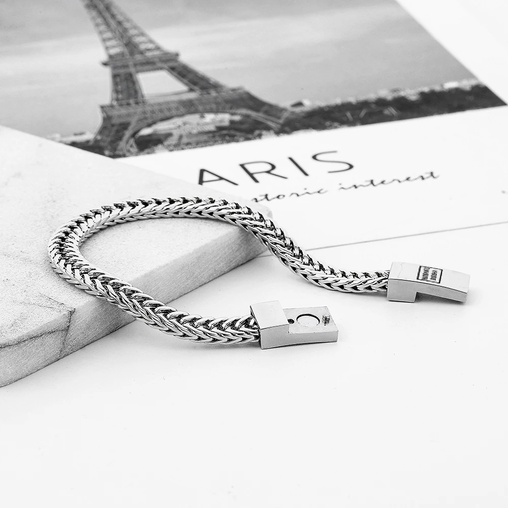 Pulseira الغمد بوذا أساور الفضة لهجة رابط سلسلة إسورة ل رجل المجوهرات هدية نوعية جيدة شحن مجاني