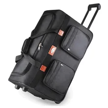26 “32” erweiterte reise verpackung fall Zustell oxford räderwalz Wasserdicht trolley gepäcktasche reisetasche, Überprüft hand gepäck