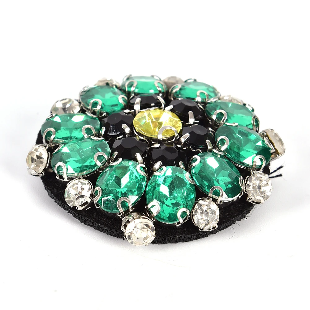 

1PCS Fashion 5.5cmx5.5cm DIY Rhinestone Beaded For Shoe Decortaion