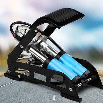 

Pedal inflating pump High pressure portable inflator pump Motorcycle tyre pump Tire service tools Bicycle inflator