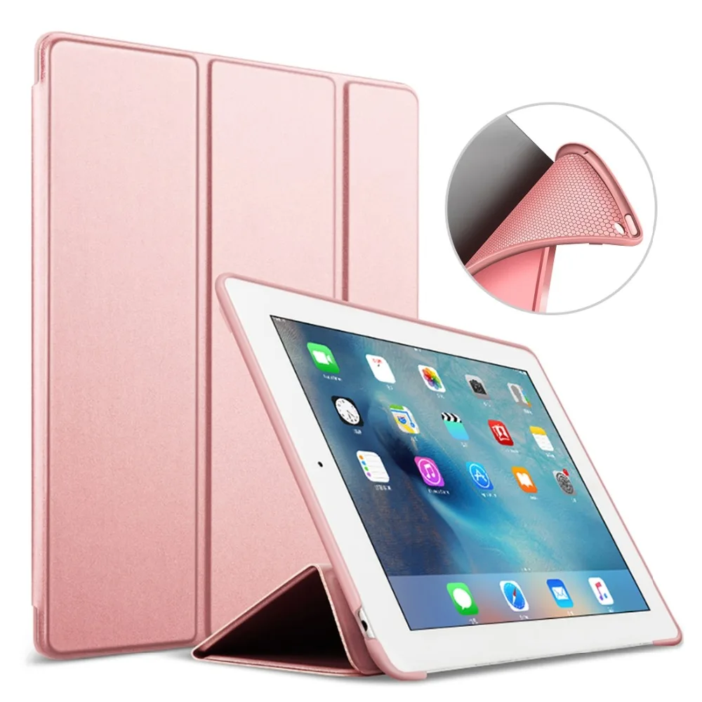 Для iPad Air 3-го поколения 10,5 чехол Smart Cover Trifold Stand мягкая задняя крышка для iPad Air 3 10,5 дюймов 10,2 7th Автоматический Режим сна/пробуждения