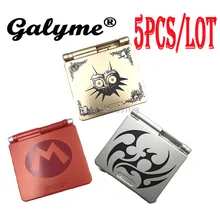 5 шт./партия, новинка, ограниченная серия, мультяшный рисунок Mars Bros, полный пластиковый корпус, оболочка, чехол, подходит для GBAGameboy Advance SP, игра для мальчиков, консоль