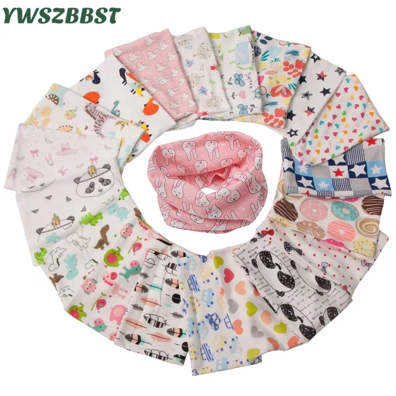 

2020 New Autumn Winter Children's Cotton Scarf Baby Kids Scarf Boys Girls Scarves Child O Ring Collar Kids Magic Neckerchief