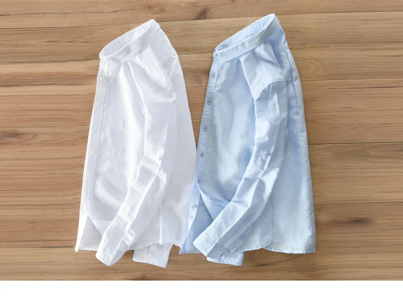 Высокое качество Новая мода Для Мужчин's Длинные рукава льняные рубашки повседневные рубашки с отложным воротником для мужчин однотонные хлопковые рубашки Для мужчин s Топы зауженного кроя с S-3XL