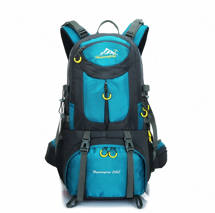 50л сумка для отдыха на открытом воздухе, мужская Сумка для кемпинга, водонепроницаемая wo, мужской походный рюкзак для путешествий, мужская спортивная сумка, рюкзак для альпинизма, большая нагрузка, mochila