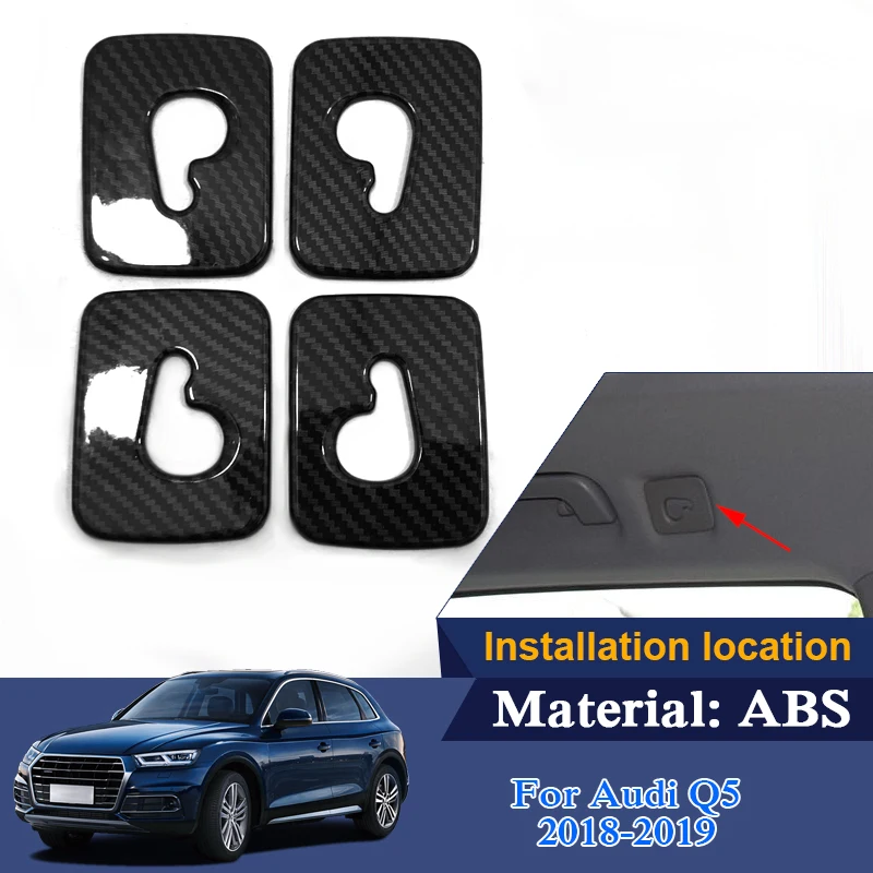 QCBXYYXH ABS Car Styling Sequin For Audi Q5 Q5L 2018 2019 Interior Accessories Rear Row Of