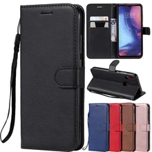 Funda de cuero con tapa para Fundas Huawei Y7 2019, funda para Y7 2019 Coque Huawei Y 7 Y7 Prime 2019, funda tipo cartera para libros, funda para teléfono móvil