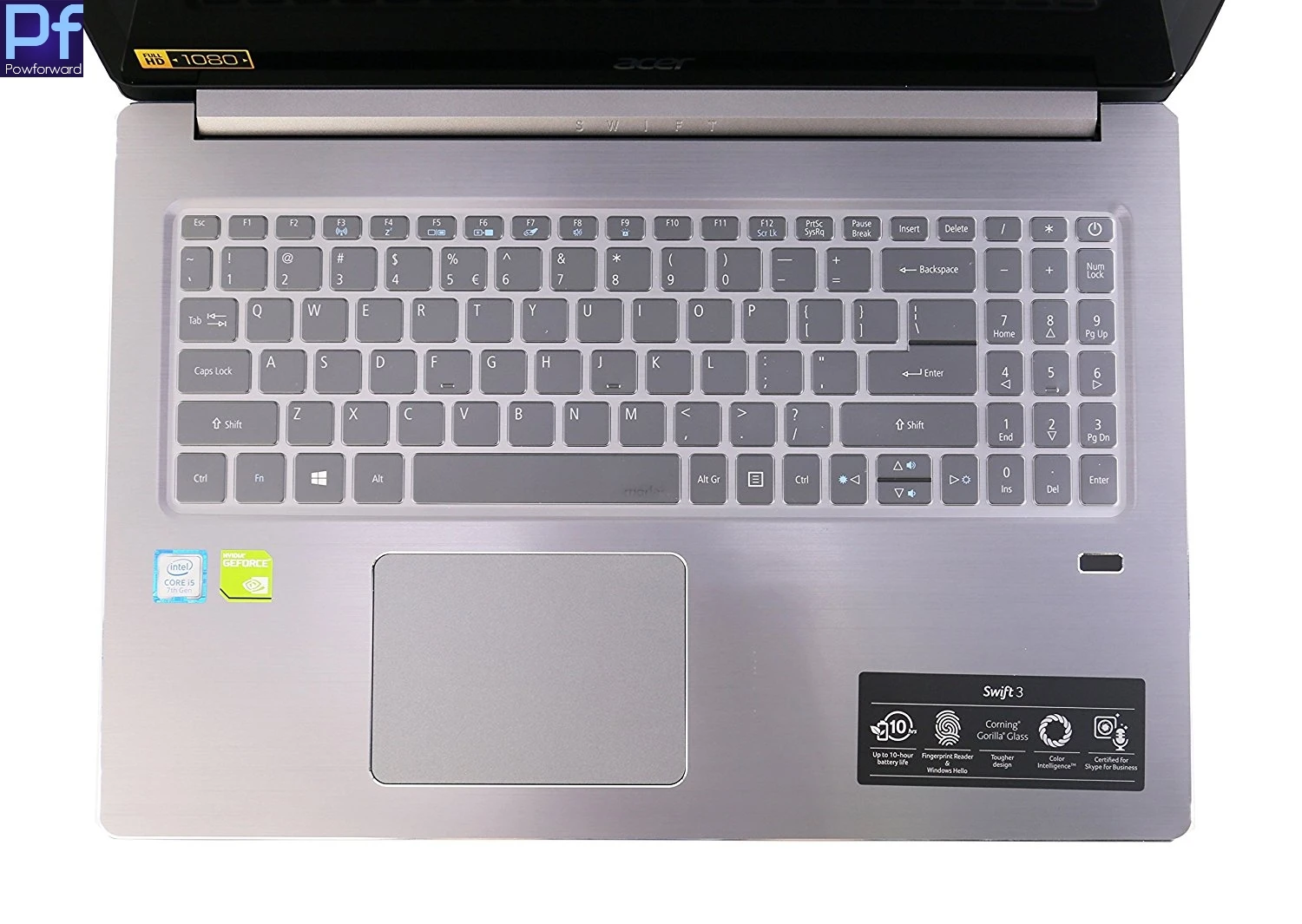 Ультратонкий Прозрачный чехол из ТПУ для ноутбука Acer Swift 3 SF315 Full HD Swift3 15 50Y6 50BX