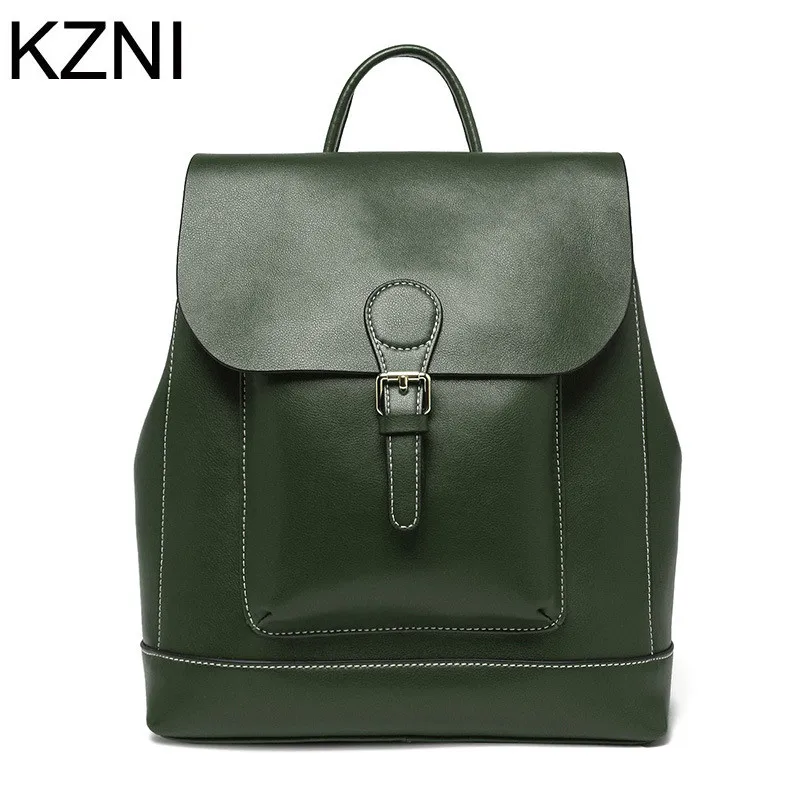 KZNI кошелек из натуральной кожи женская сумка женский рюкзак Sac a Main Femme De Marque Bolsas