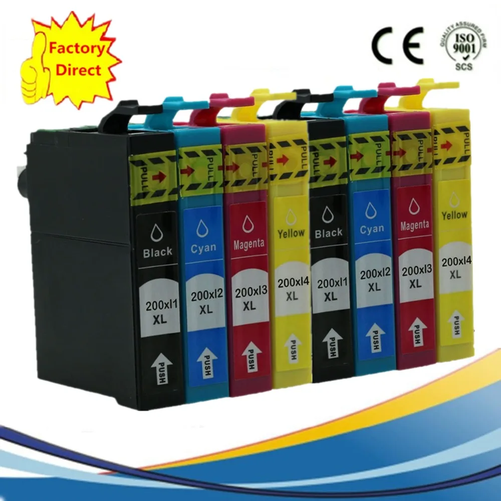 8 x T200XL T200XL1 T2001XL Ink Cartridge Replacement For Epson