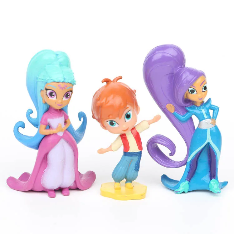 Details about   12pcs/set Princess Shimmer action figures dolls toys set gifts girls