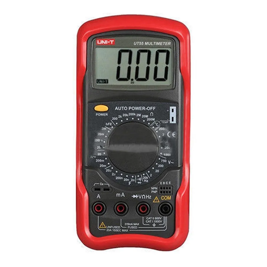 

UNI-T Digital Multimeter UT55 Voltmeter Ammeter Ohmmeter Electrical Meter with LCD display multimeter