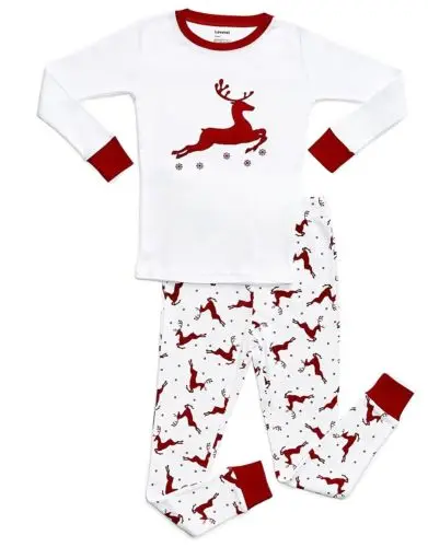  autumn winter US Family Matching Christmas long sleeve Pajamas Women Men Adults Baby Kids Sleepwear