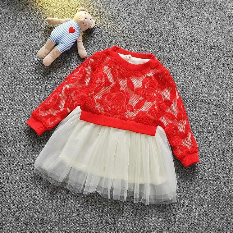 Girls Dress Flower Dance Party Pageant Spring/ Autumn Baby Kids Clothing | Детская одежда и обувь