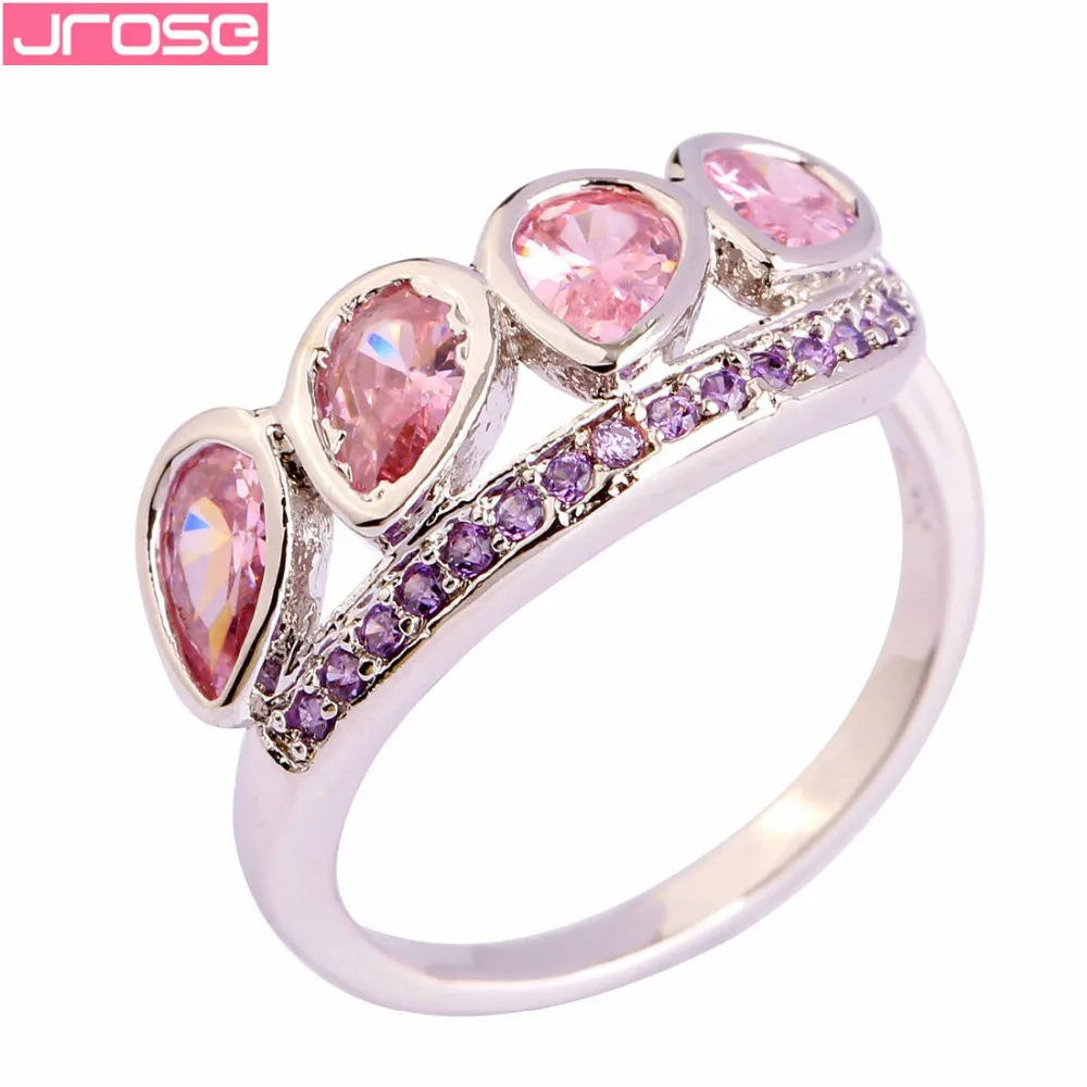 JROSE Оптовая Продажа Модные ювелирные изделия Классические фиолетовые и розовые