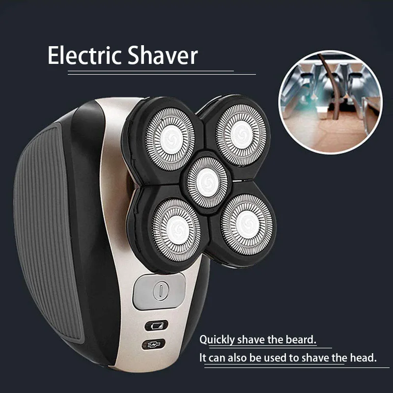 Kemei Бритва мужская триммер для бороды электрическая бритва многофункциональная машинка для стрижки волос триммер для мытья волос в носу 4