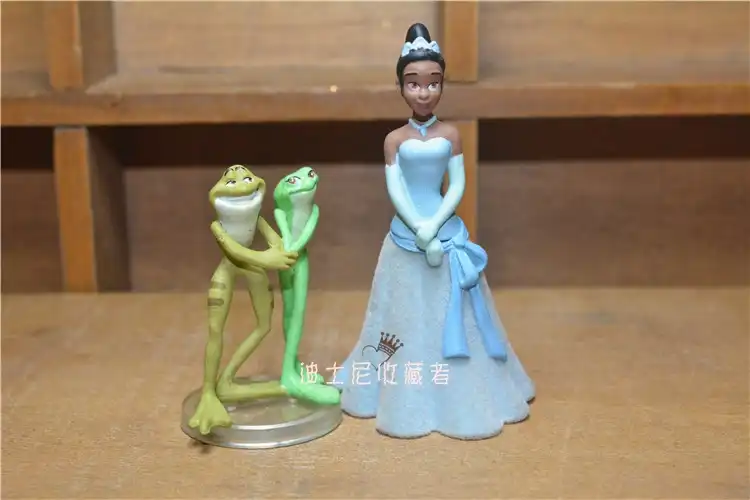 princess and the frog figure set