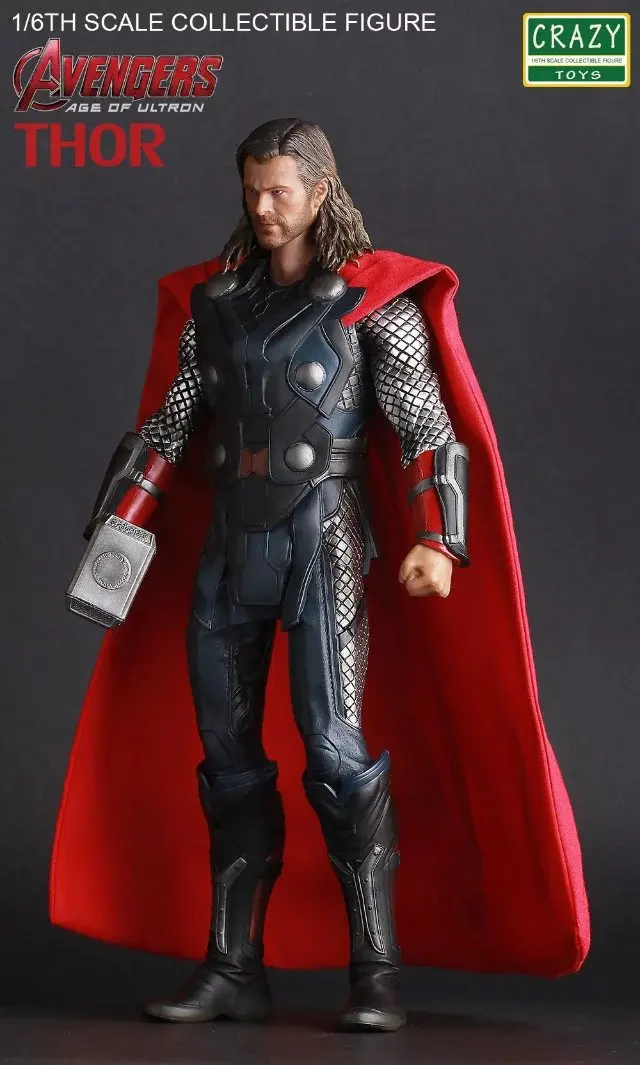 

Crazy Toys Acengers Age of Ultron Thor PVC Action Figure Collectible Model Toy 30cm