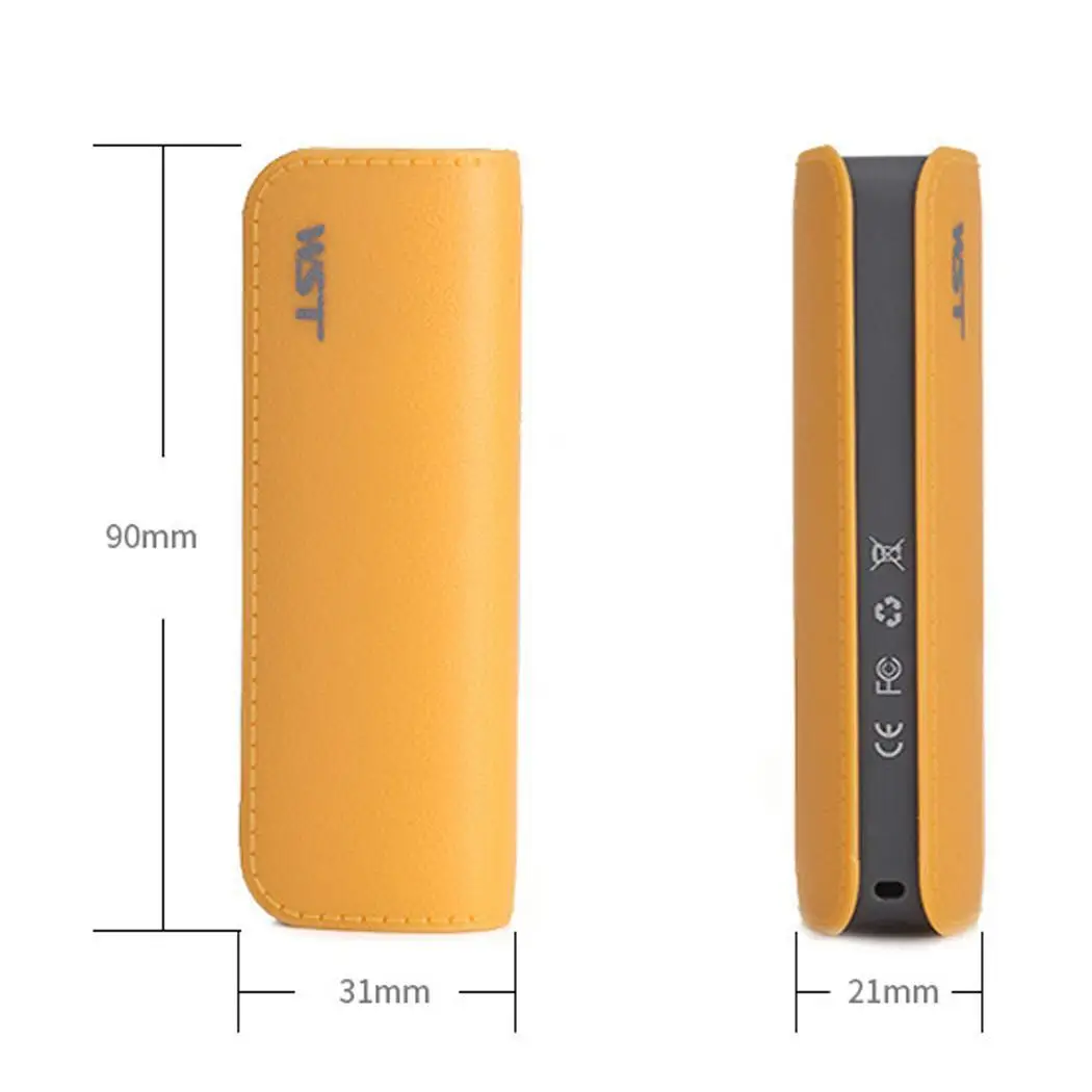 Ultra Thin Mini Portable 2600mAh Smart Phone Power Bank powerbank