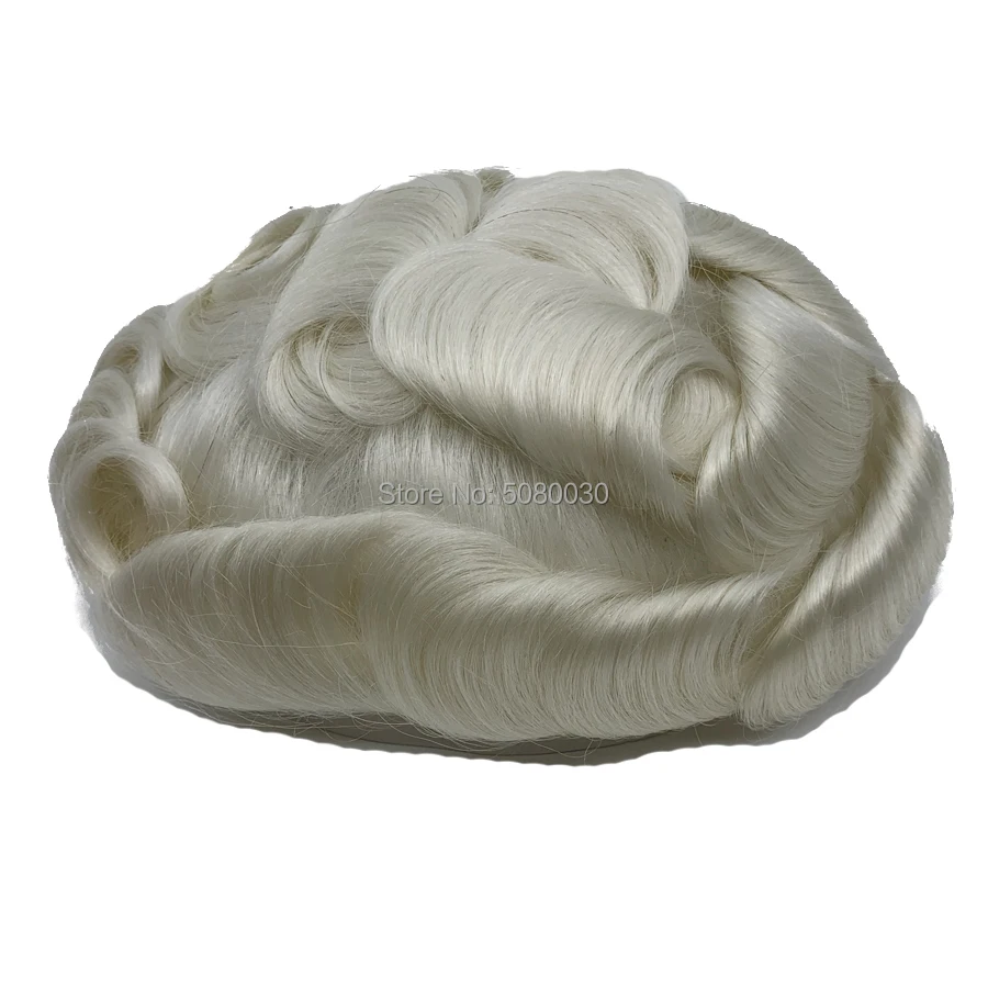 

toupee men 60RY color thin skin base MIRAGE style popular color human hair