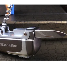 Multifunctional lighter outdoor folding camping knife Swiss army knife lighter with bottle opener wine bottle opener Multifunctional lighter outdoor folding camping knife Swiss army knife lighter with bottle opener wine bottle opener