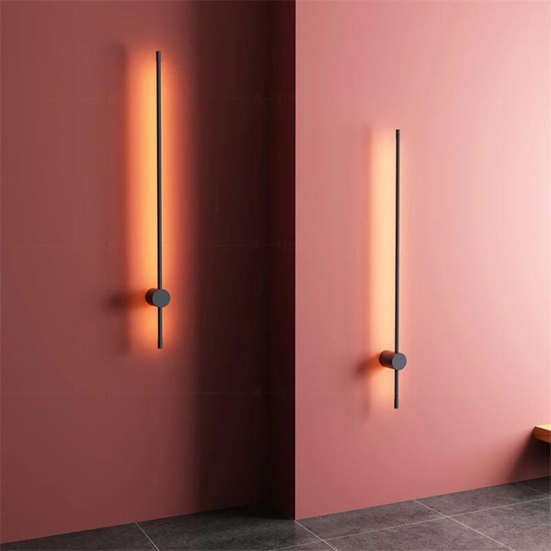 Conduziu a Lâmpada de Parede Decoração para Casa Fundo da Parede Criativo Moderno Simples Nordic Minimalista Sala Estar Sofá Luz Quarto Lâmpadas Cabeceira 2 casa sofá fundo da parede luz quarto lâmpadas cabeceira