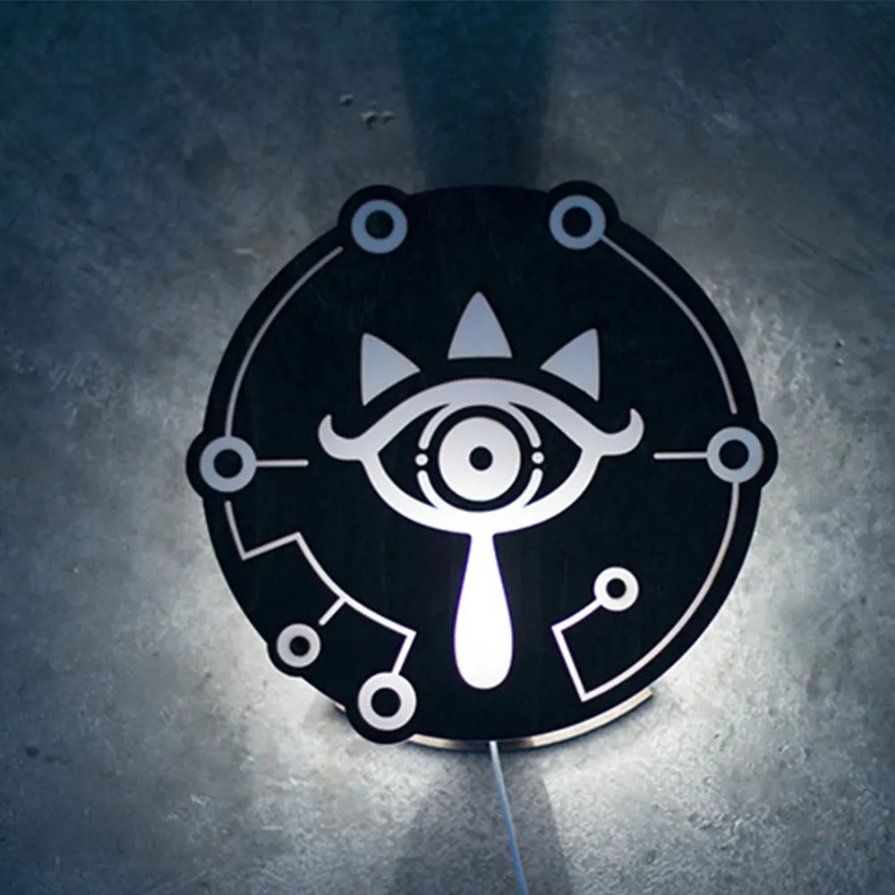 

The Legend of Zelda Breath of the Wild 3D Wall Lamp Children Night Lights for Bedroom Bdeside Home Decor with Remote Control