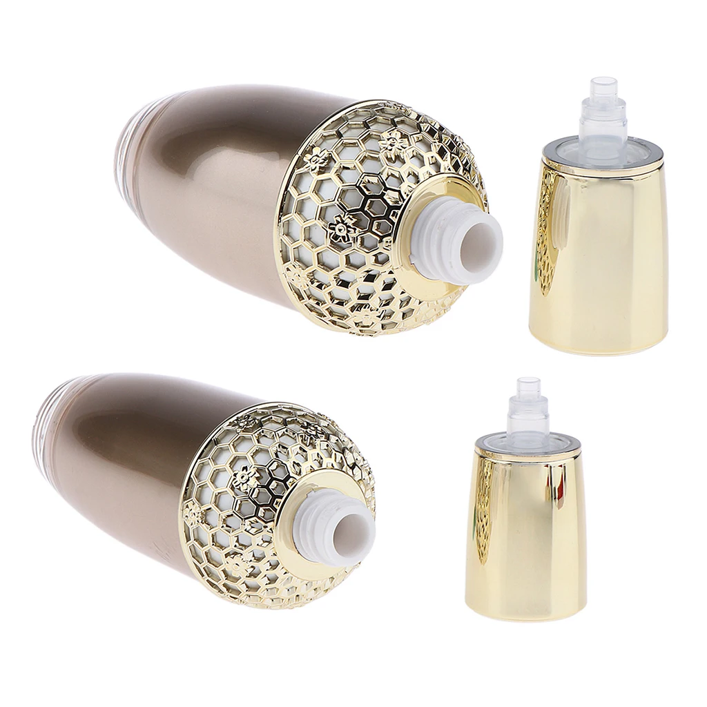 Empty Plastic Pump Bottle Cosmetic Container Refillable Cream Lotion Serum Jar Pot for Travel Home