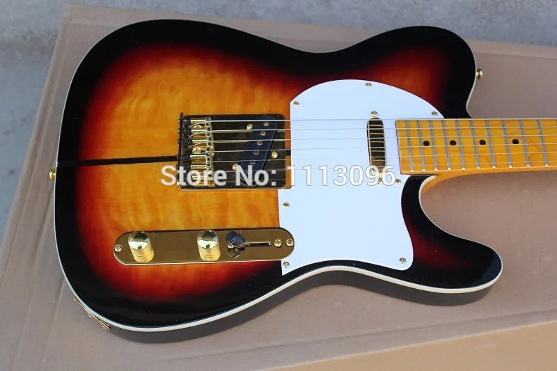 

Wholesale New ermik guitarra sunburst Superior quality electric guitar with hard case/ guitar in china/guitar+case/free shipping