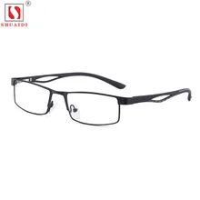 Унисекс TR90 Оправа очков для чтения Для мужчин Для женщин смолы квадратный оптические линзы покрытая цельной полиуретановой кожей устройство для чтения, солнцезащитные очки с футляром+ 1,0 до+ 4,0