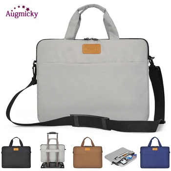 

2018 New Multi-use Nylon Laptop Bag for MacBook Air 13 inch Pro Retina 15.4 13 inch handle shoulder strap Case for 14 15.6 inch