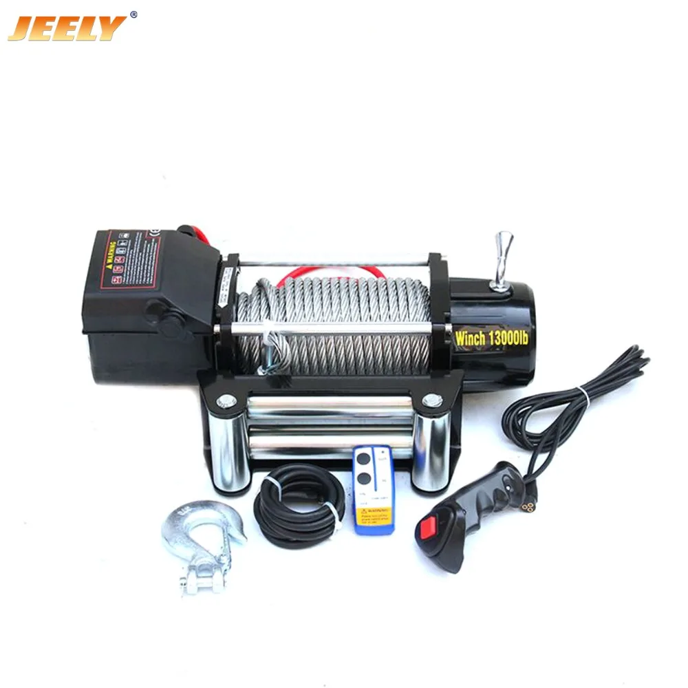 Электрическая лебедка JEELY 12 В 12000 фунтов/13000 фунтов для грузовика 4wd/4x4 с