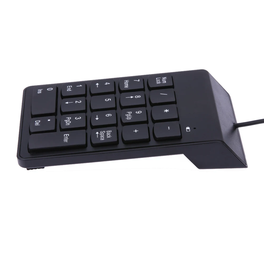 Цифровая мини клавиатура с USB 18 клавиш проводная цифровым номером для