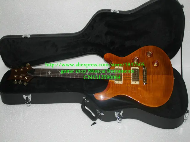 Best price at $332 Cheap High Quality Newest Brown Reed Electric Guitar with case Wholesale Best Musical instruments