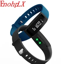 EnohpLX умный Браслет Bluetooth 4,0 IP67 водонепроницаемый браслет с умным пульсометром фитнес-спортивный тренер для IOS Android