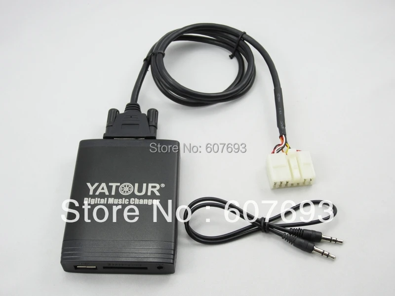 

Yatour YT-M06 USB Car Stereo Adapter MP3 AUX interface CD player big 5+7 plug Fit Toyota Lexus1998-2004