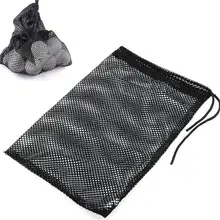 Black HobbyLane Sports Mesh Net Bag Nylon Golf Tennis 12/25/50 Ball Carrying Drawstring Pouch 1pcs Golf Bags Golf Accessories Black HobbyLane Sports Mesh Net Bag Nylon Golf Tennis 12/25/50 Ball Carrying Drawstring Pouch 1pcs Golf Bags Golf Accessories