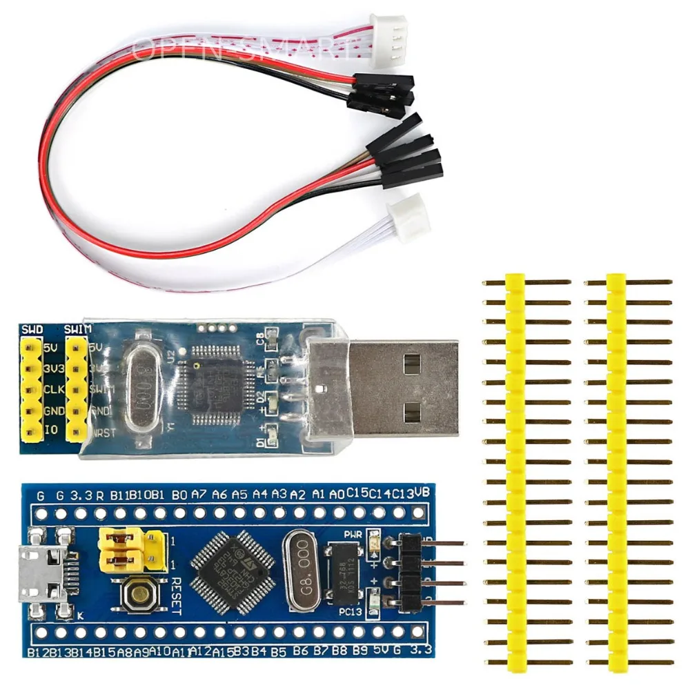 Cortex-M3 STM32F103C8T6 STM32 макетная плата w/SWD разъем+ ST-LINK V2 stlink скачать программатор эмулятор