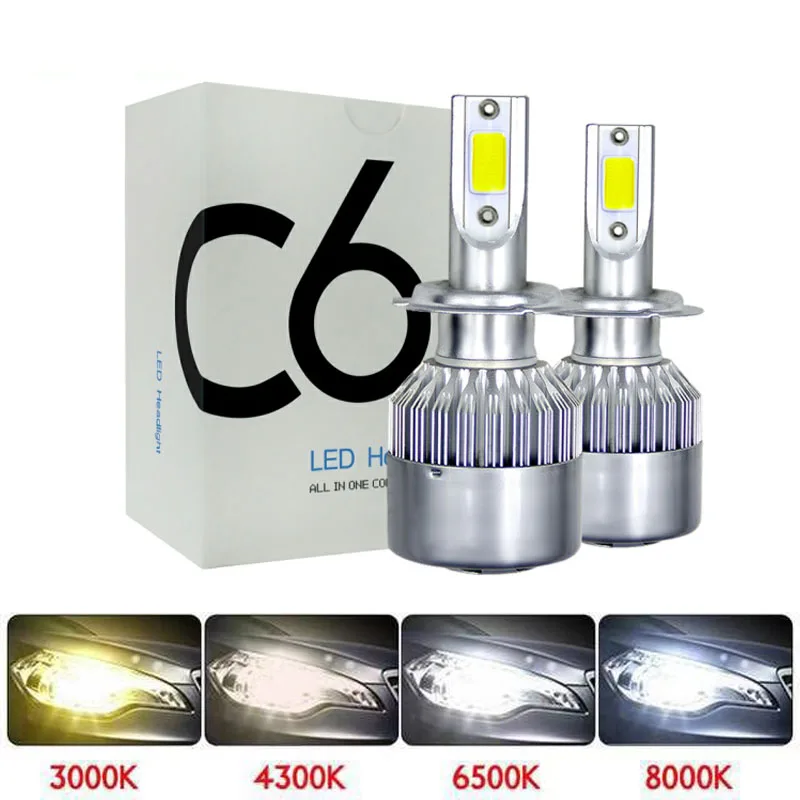 Автомобильные светодиодные лампы H4 H8 H11 9005 9006 HB3 BH4 H1|Передние LED-фары для авто| |